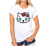 hello kitty women cat summer fashion grunge cartoon shirt Korean clothing T-shirt women aesthetic clothes tshirt woman