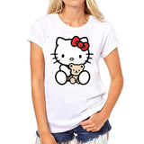 hello kitty women cat summer fashion grunge cartoon shirt Korean clothing T-shirt women aesthetic clothes tshirt woman