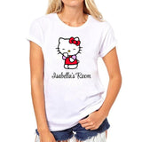 hello kitty women cat summer fashion grunge cartoon shirt Korean clothing T-shirt women aesthetic clothes tshirt woman
