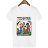 Harajuku Kawaii Shirt 90s Vintage Tshirt 80s Tumblr Tops Fetal Position Female T-shirt O-neck Short Sleeve Tshirt Streetwear