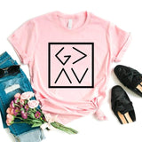 God is greater than the high and lows square Women tshirt Cotton Casual Funny t shirt Gift Lady Yong Girl Top Tee 6 Color A-1123