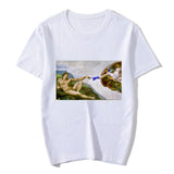 Funny Women T Shirt Spoof Summer Fashion T-shirt Casual Aesthetic Short Sleeve Female Tshirt Vogue Summer 2020