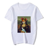 Funny Women T Shirt Spoof Summer Fashion T-shirt Casual Aesthetic Short Sleeve Female Tshirt Vogue Summer 2020