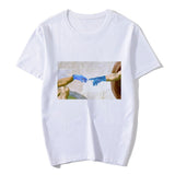 Funny Women T Shirt Spoof Summer Fashion T-shirt Casual Aesthetic Short Sleeve Female Tshirt Vogue Summer 2020