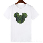 ZOGANKIN Cartoon Print Women T Shirt Summer Casual Short Sleeve O Neck T-shirt Ladies White TShirt Tops Cute Tees Shirt