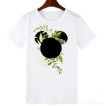 ZOGANKIN Cartoon Print Women T Shirt Summer Casual Short Sleeve O Neck T-shirt Ladies White TShirt Tops Cute Tees Shirt