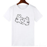 ZOGANKIN Cartoon Print Women T Shirt Summer Casual Short Sleeve O Neck T-shirt Ladies White TShirt Tops Cute Tees Shirt