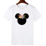 ZOGANKIN Cartoon Print Women T Shirt Summer Casual Short Sleeve O Neck T-shirt Ladies White TShirt Tops Cute Tees Shirt