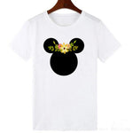 ZOGANKIN Cartoon Print Women T Shirt Summer Casual Short Sleeve O Neck T-shirt Ladies White TShirt Tops Cute Tees Shirt