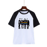 One Direction Funny O-Neck T-shirt Men Fashion Print Tshirt Tops Tees Casual Men's T-shirts Casual Hip Hop High Street Couple
