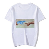 Funny Women T Shirt Spoof Summer Fashion T-shirt Casual Aesthetic Short Sleeve Female Tshirt Vogue Summer 2020