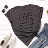 Plus Size S-5XL Fashion Sport Print T Shirt Women Shirts 100%Cotton O Neck Short Sleeve Summer TShirt Tops  Funny T Shirts