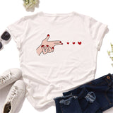 Plus Size S-5XL Love Launch Print Women T-Shirt 100%Cotton Women Shirts O Neck Short Sleeve Tees Summer T Shirt Female TShirt