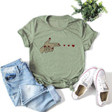 Plus Size S-5XL Love Launch Print Women T-Shirt 100%Cotton Women Shirts O Neck Short Sleeve Tees Summer T Shirt Female TShirt