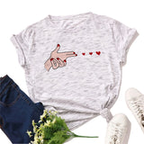 Plus Size S-5XL Love Launch Print Women T-Shirt 100%Cotton Women Shirts O Neck Short Sleeve Tees Summer T Shirt Female TShirt