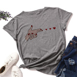 Plus Size S-5XL Love Launch Print Women T-Shirt 100%Cotton Women Shirts O Neck Short Sleeve Tees Summer T Shirt Female TShirt