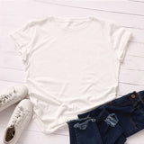 Plus Size S-5XL New Rainbow Print 100%Cotton T Shirt Women Shirts O Neck Short Sleeve Summer Women TShirt Tops  Funny T Shirts