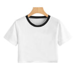 Summer Women T Shirt Flower Dandelion Print Sexy Crop Top Tops Tshirt Fun Vogue Aesthetic Casual T-shirt Harajuku Cropped Tumblr